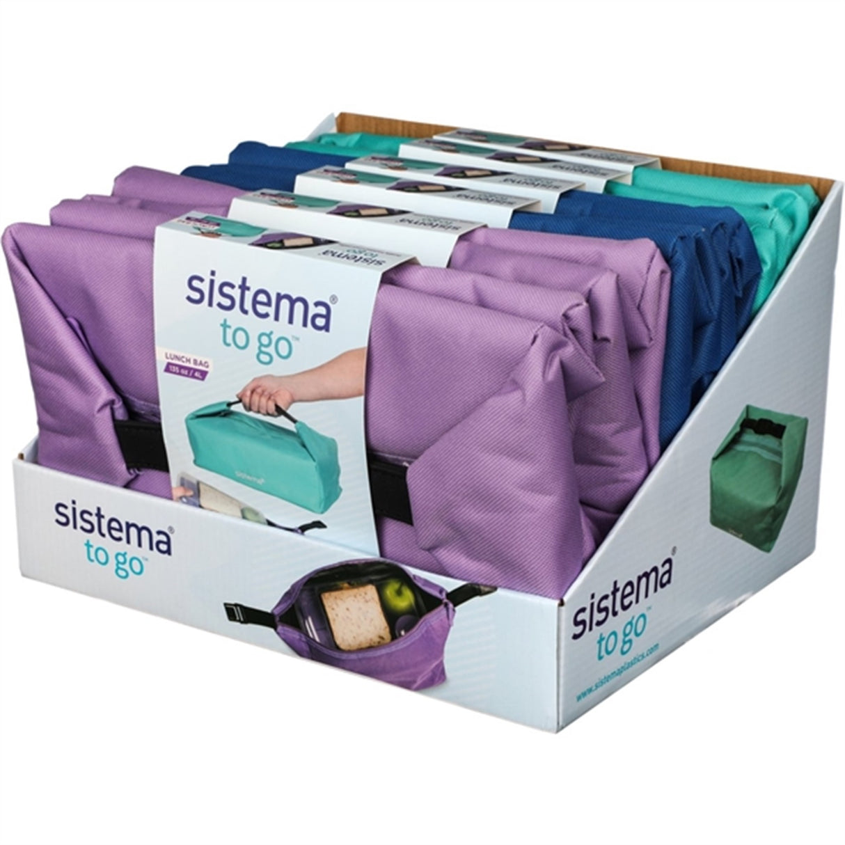Sistema To Go Bento Køletaske 4 L Ocean Blue