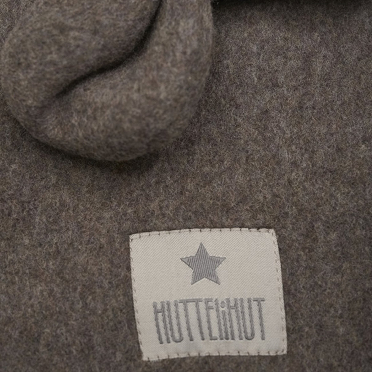 Huttelihut X Luksusbaby Bomuld Fleece Elefanthue Brown
