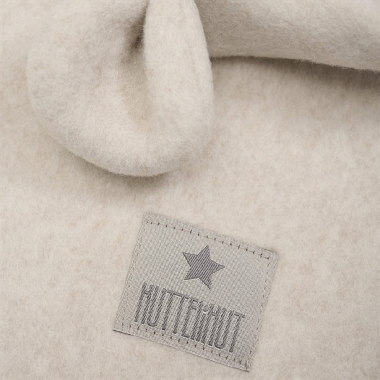 Huttelihut X Luksusbaby Bomuld Fleece Elefanthue Camel