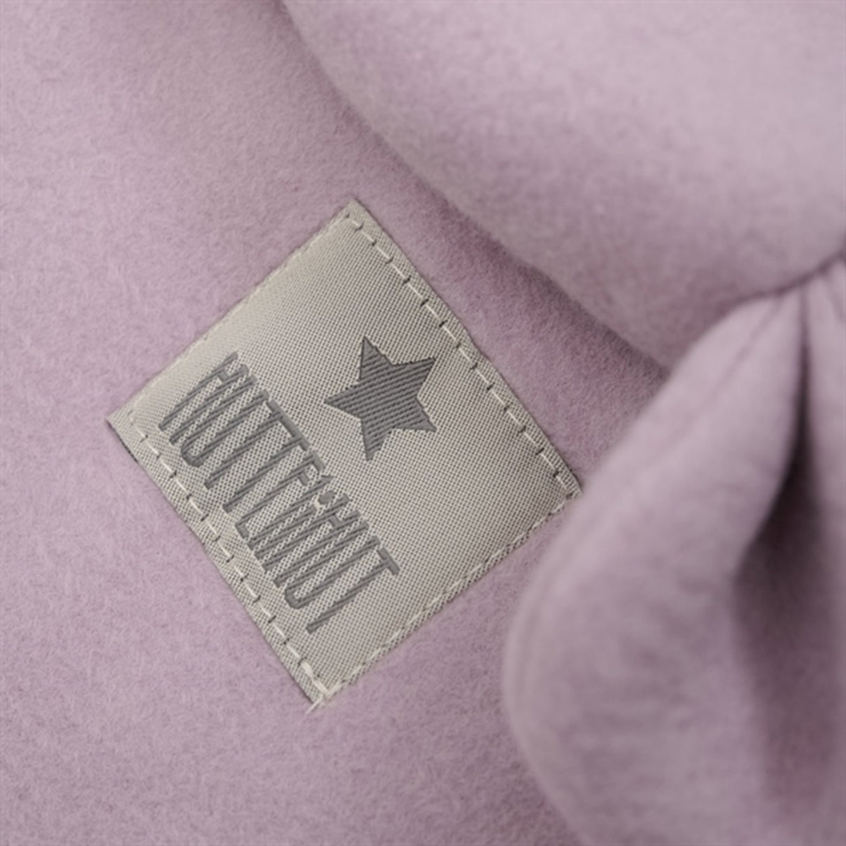 Huttelihut X Luksusbaby Bomuld Fleece Elefanthue Elderberry