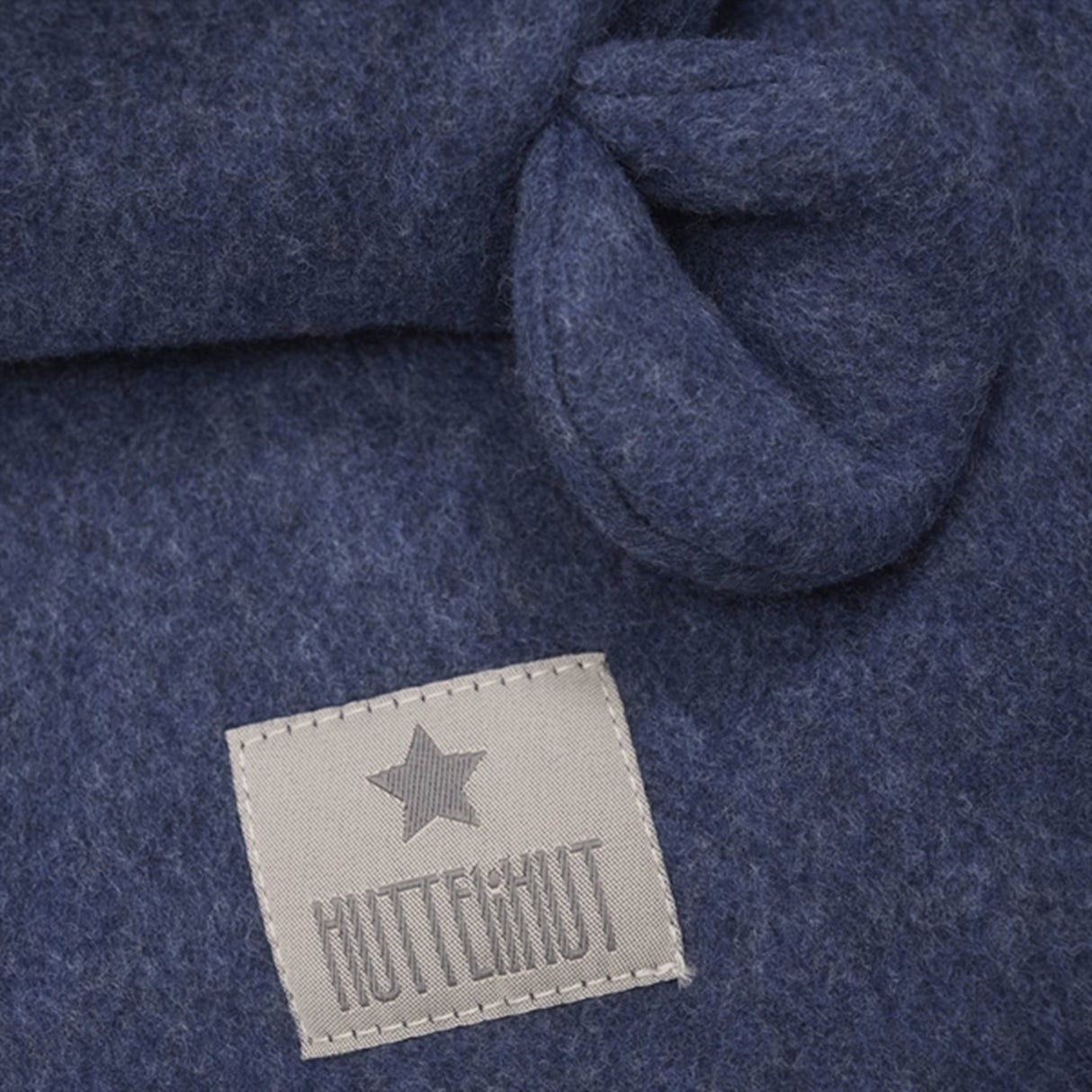 Huttelihut X Luksusbaby Bomuld Fleece Elefanthue Navy