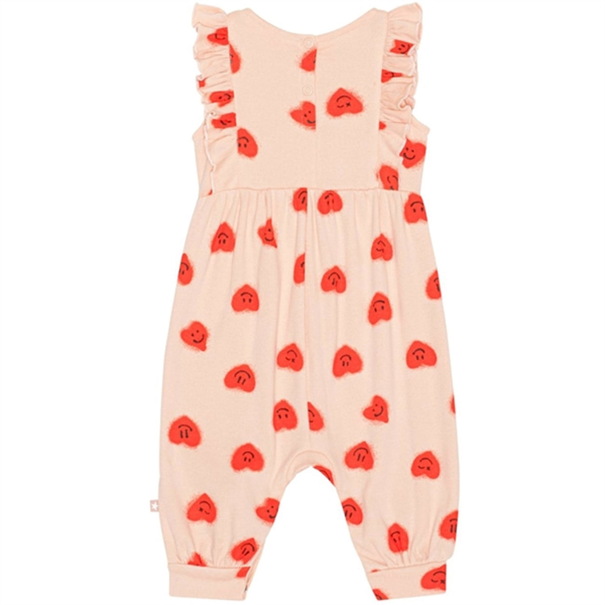 Molo Red Hearts_ Jersey Fallon Kortærmet Heldragt
