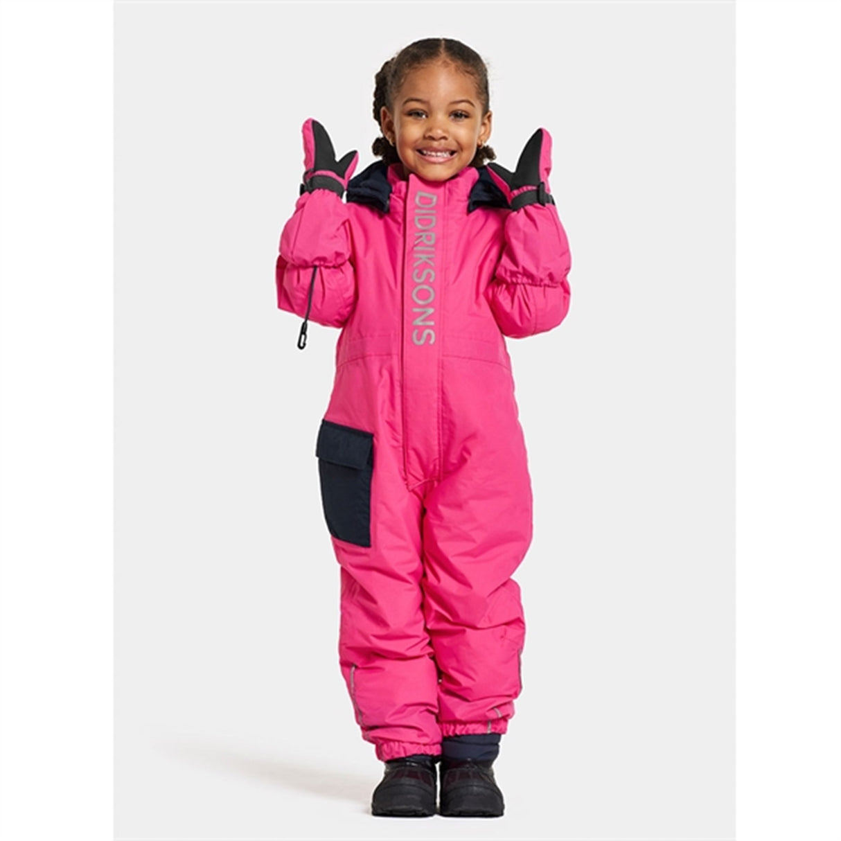 Didriksons True Pink Rio Kids Flyverdragt
