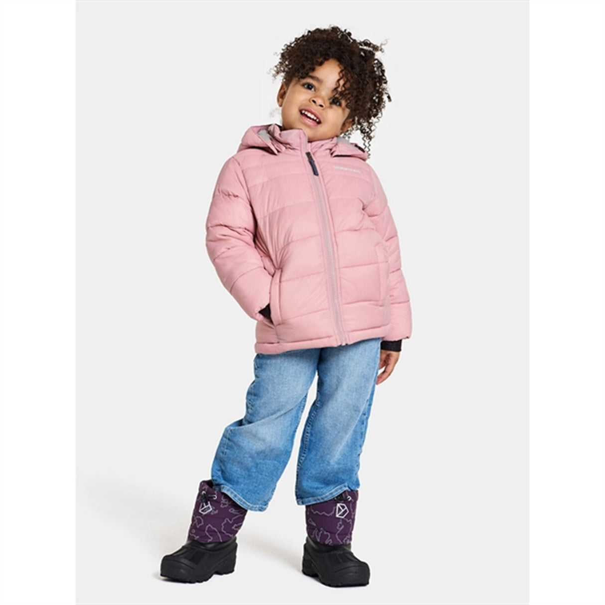 Didriksons Soft Pink Rodi Kids Jakke