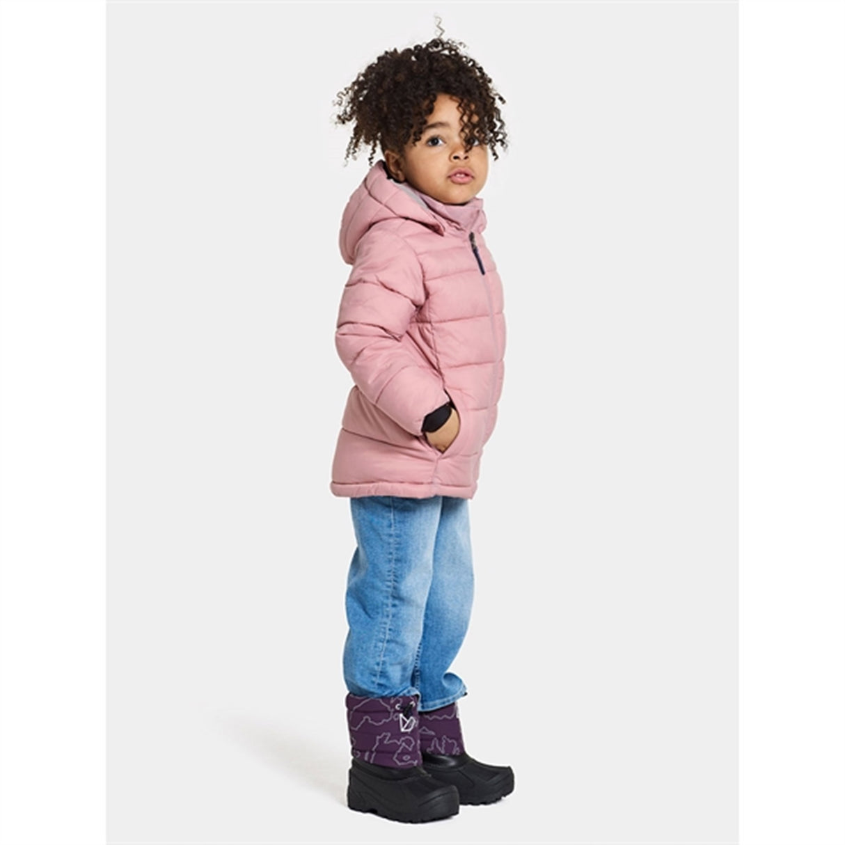 Didriksons Soft Pink Rodi Kids Jakke