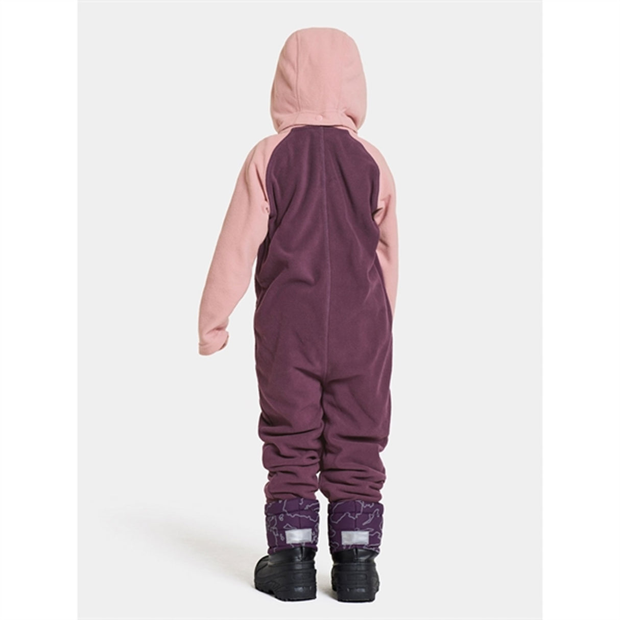 Didriksons Plumb Monte Kids Flecce Onesie