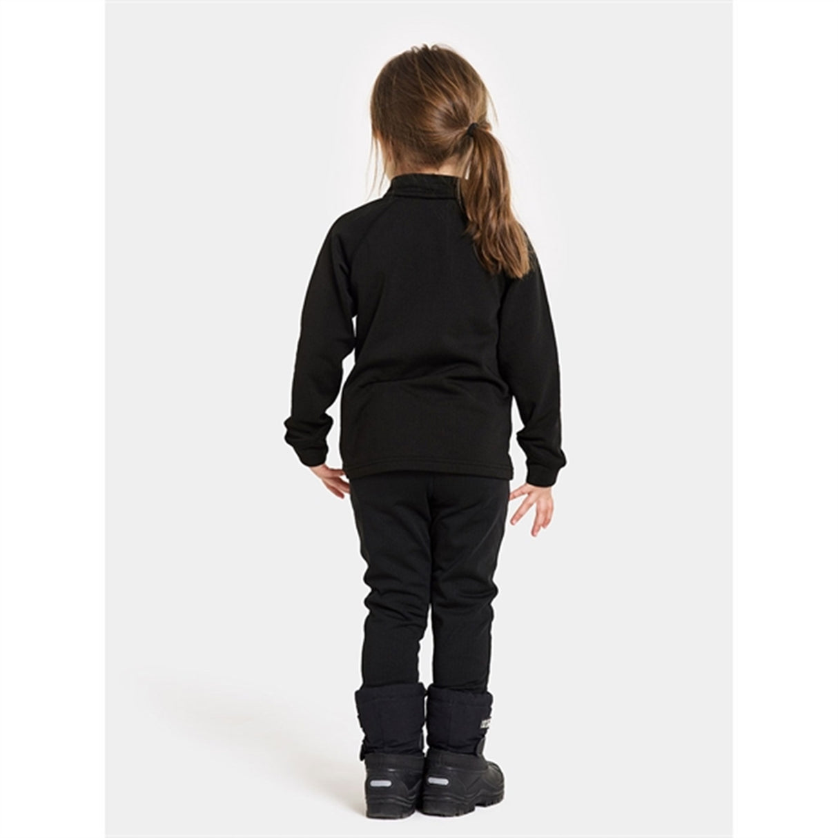 Didriksons Black Jadis Kids Fleece Sæt