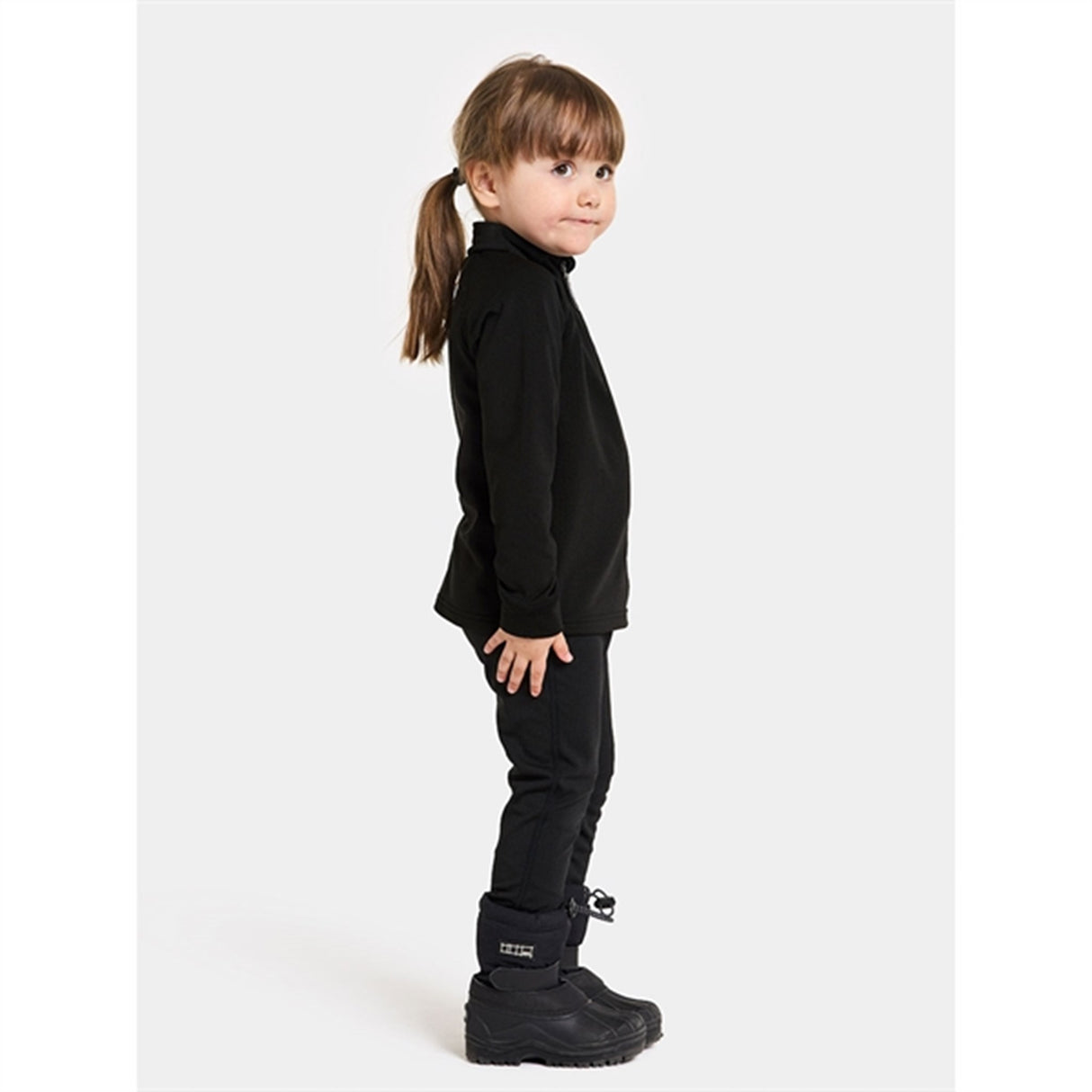 Didriksons Black Jadis Kids Fleece Sæt