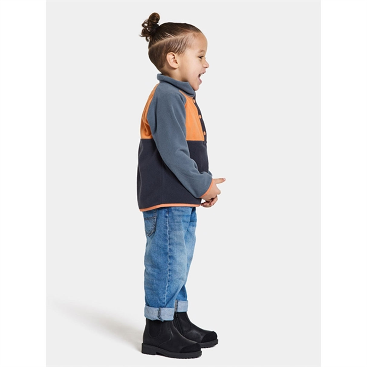 Didriksons Cantaloupe Monte Kids Fleece Jakke