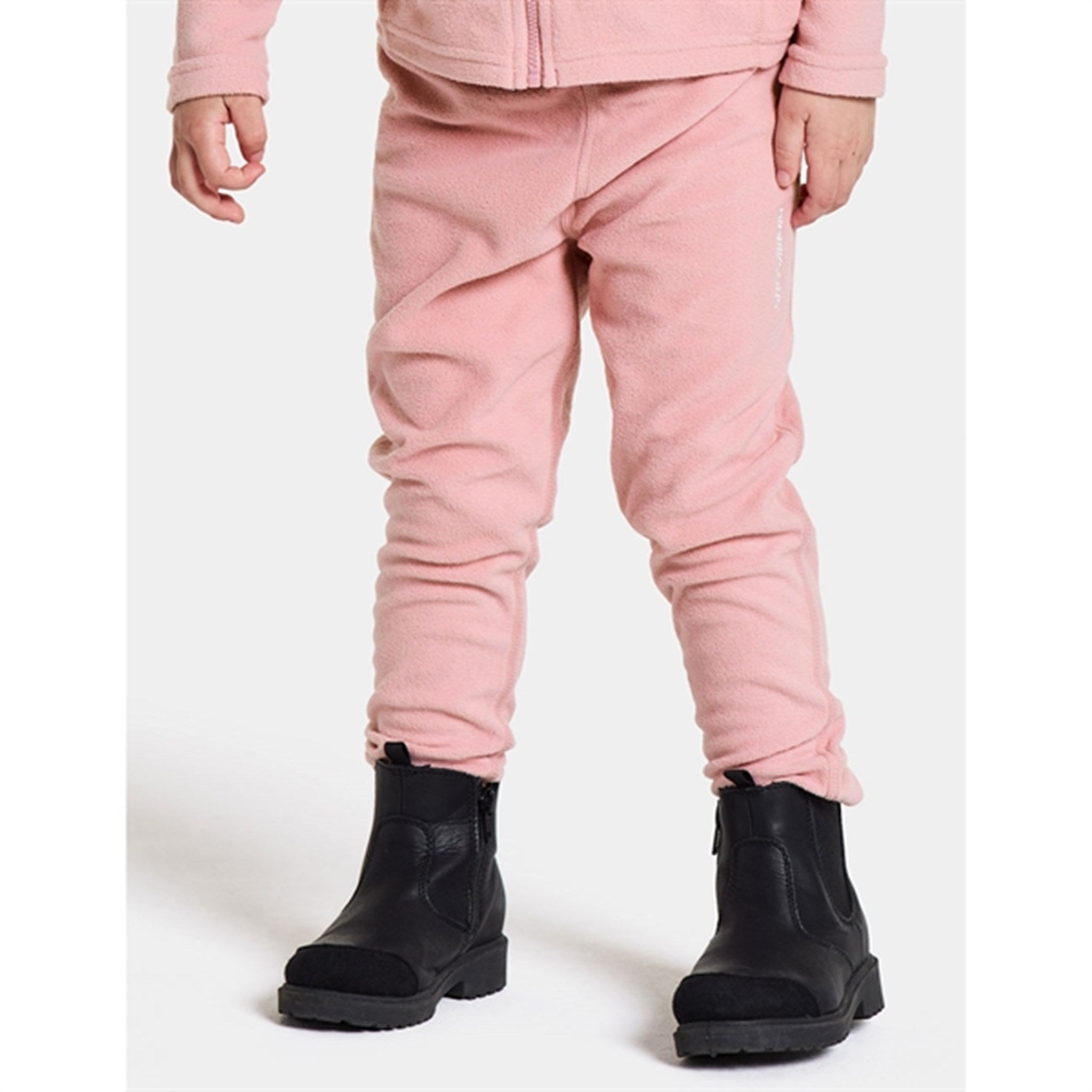 Didriksons Soft Pink Monte Kids Fleece Bukser 2