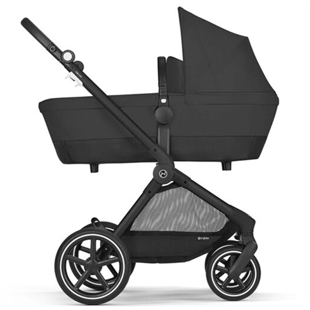 Cybex Eos Lux 2-i-1 Klapvogn Moon Black
