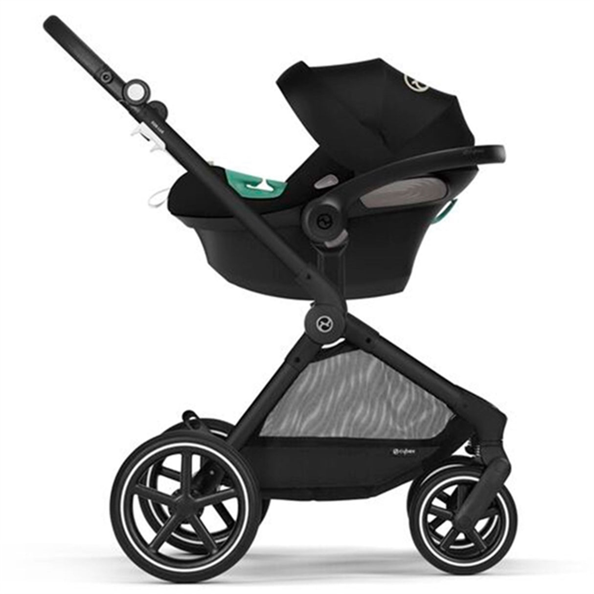 Cybex Eos Lux 2-i-1 Klapvogn Moon Black