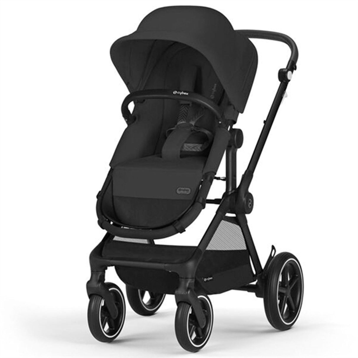 Cybex Eos Lux 2-i-1 Klapvogn Moon Black