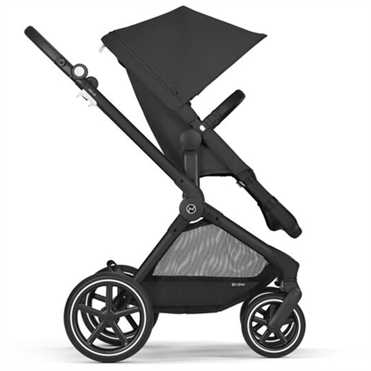 Cybex Eos Lux 2-i-1 Klapvogn Moon Black