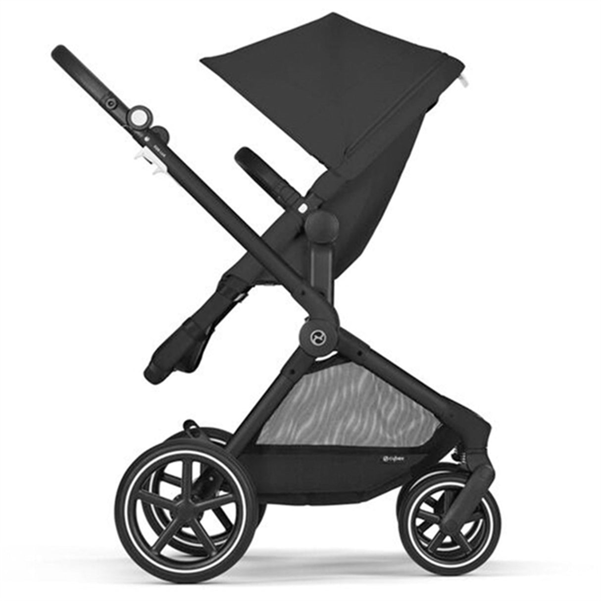 Cybex Eos Lux 2-i-1 Klapvogn Moon Black