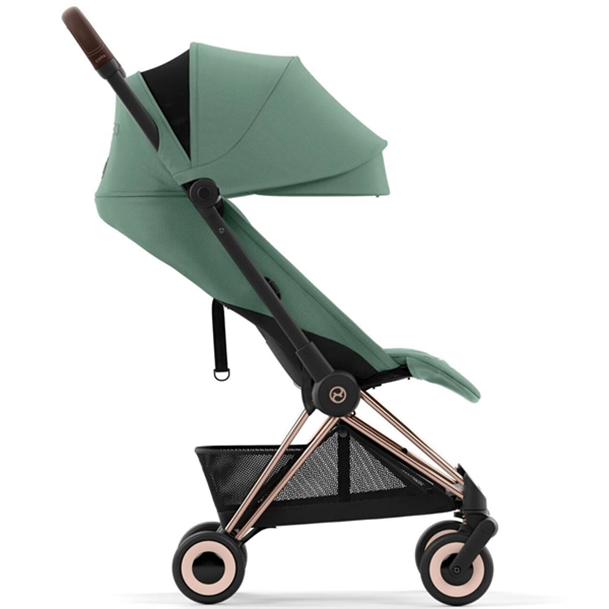 Cybex Coya Klapvogn Rosegold Leaf Green