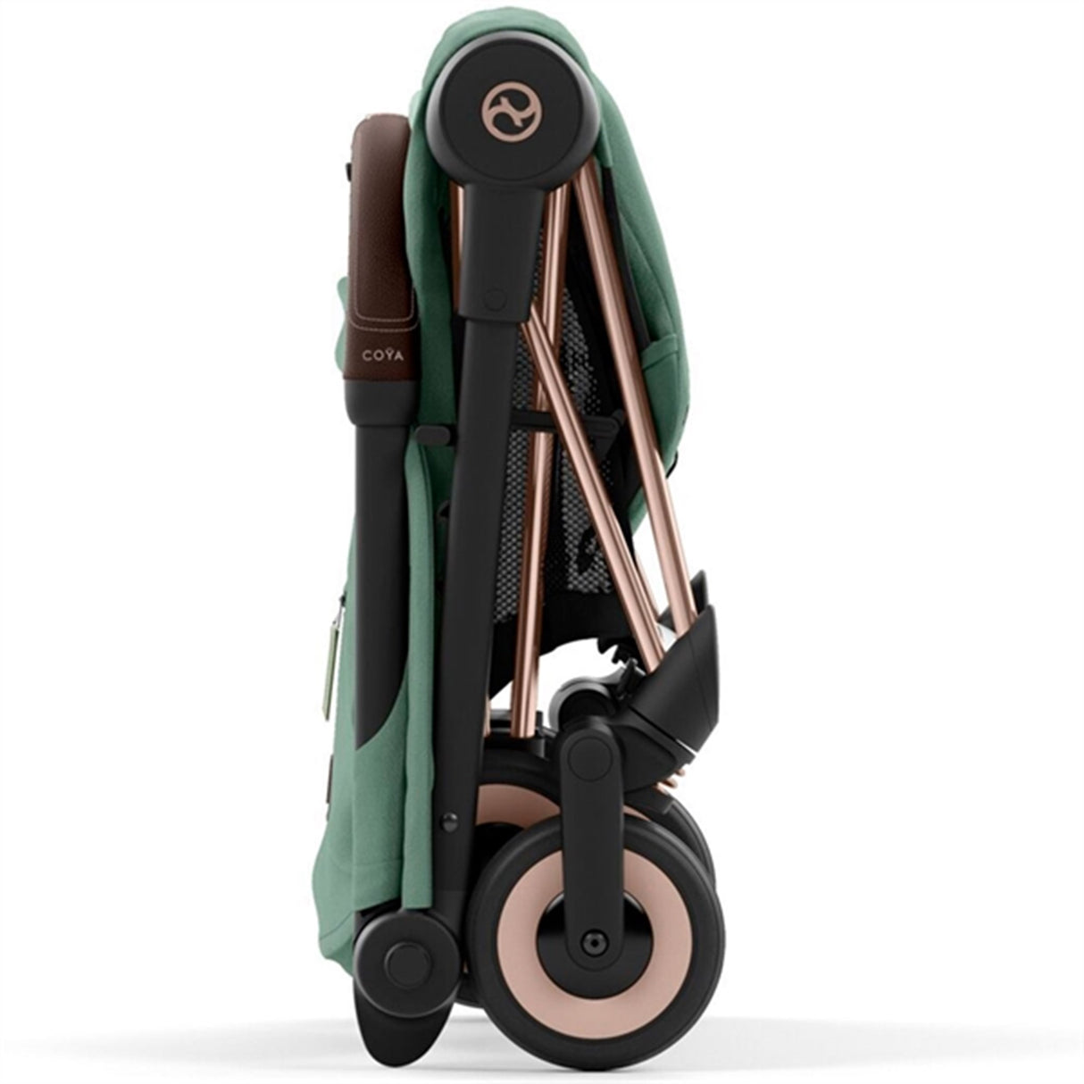 Cybex Coya Klapvogn Rosegold Leaf Green