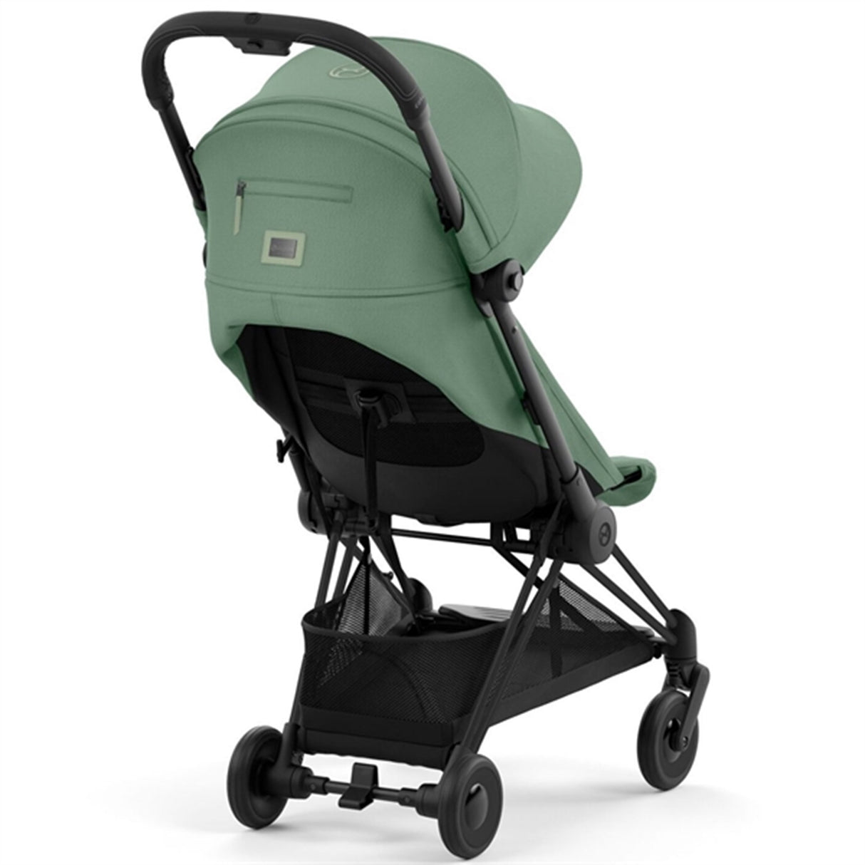 Cybex Coya Klapvogn Matt Black Leaf Green