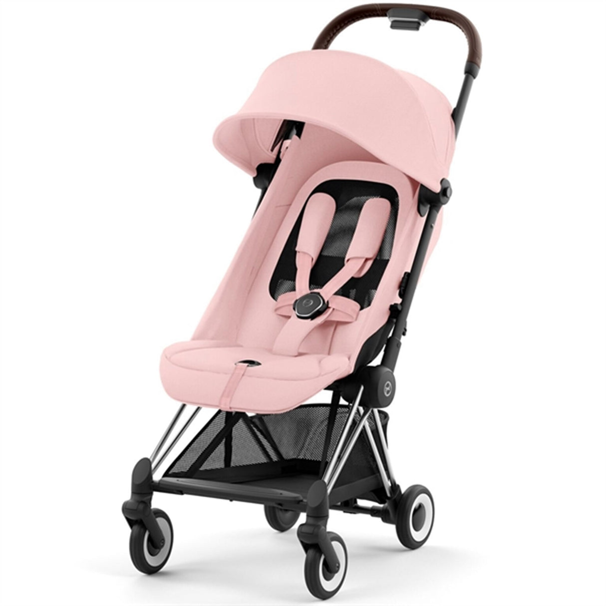 Cybex COYA Klapvogn Chrome Dark Brown Peach Pink