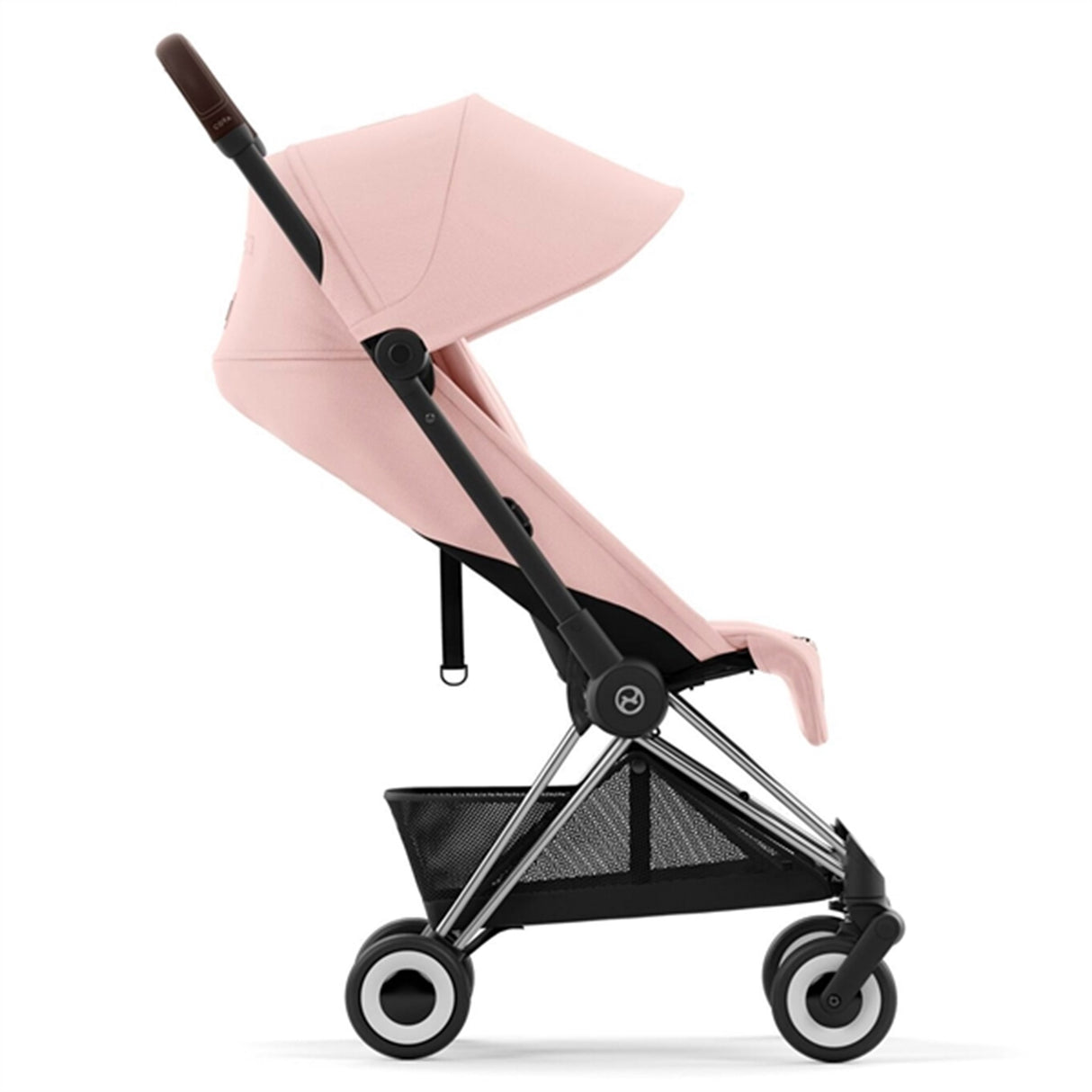 Cybex COYA Klapvogn Chrome Dark Brown Peach Pink