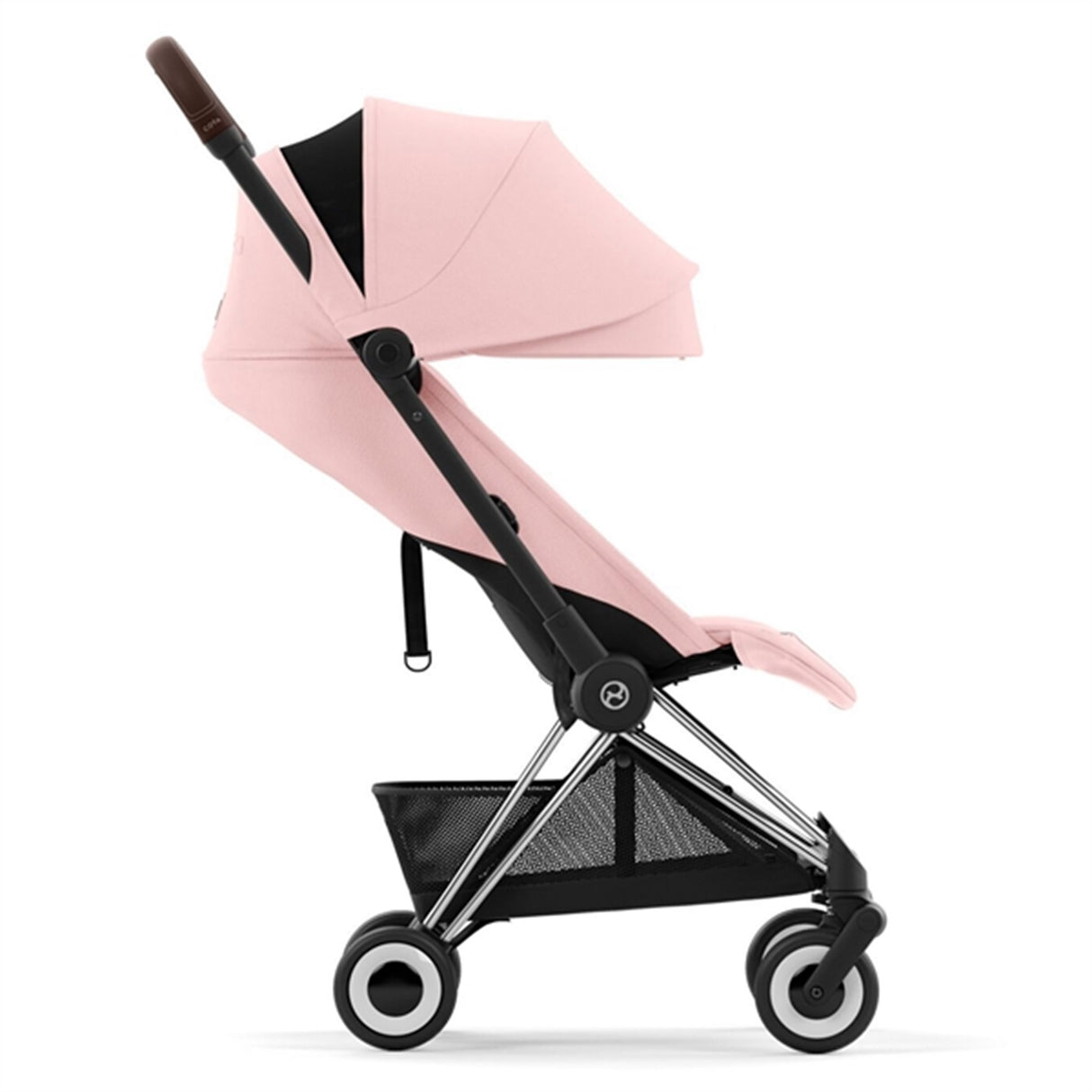 Cybex COYA Klapvogn Chrome Dark Brown Peach Pink