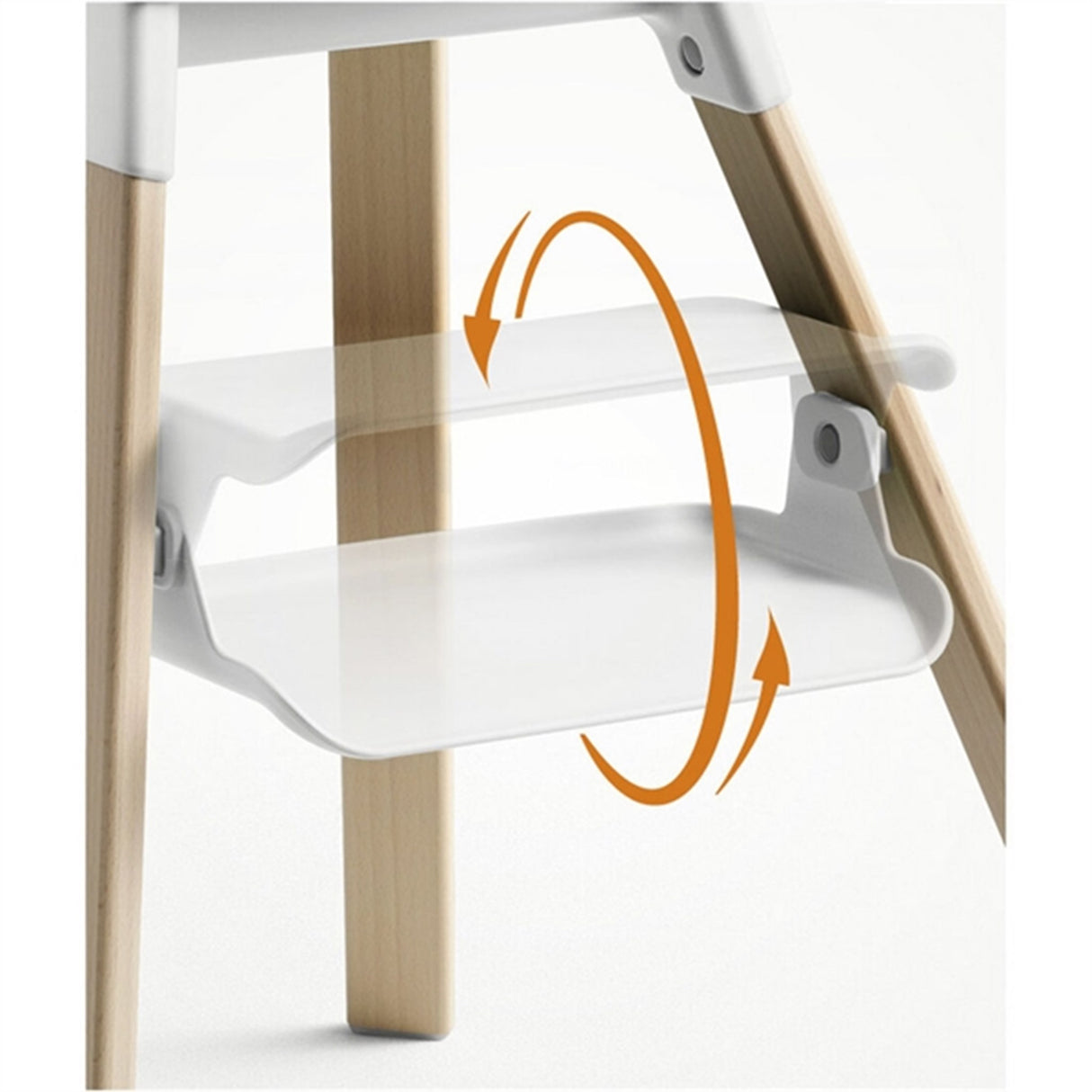 Stokke® Clikk™ Højstol White Inkl. Transport Taske