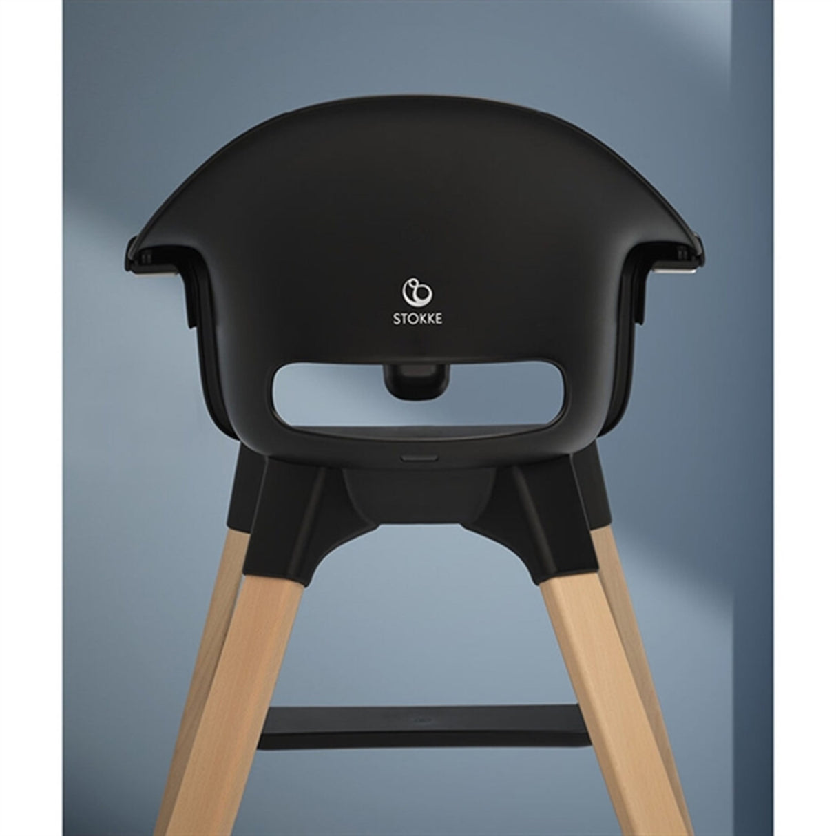 Stokke® Clikk™ Højstol Black Natural Inkl. Transport Taske