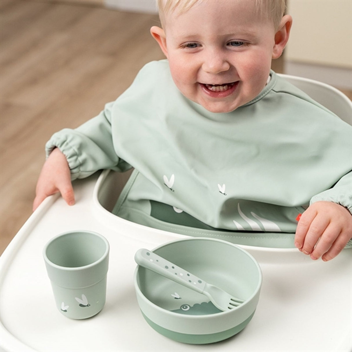 Done by Deer Foodie Skål Croco Green