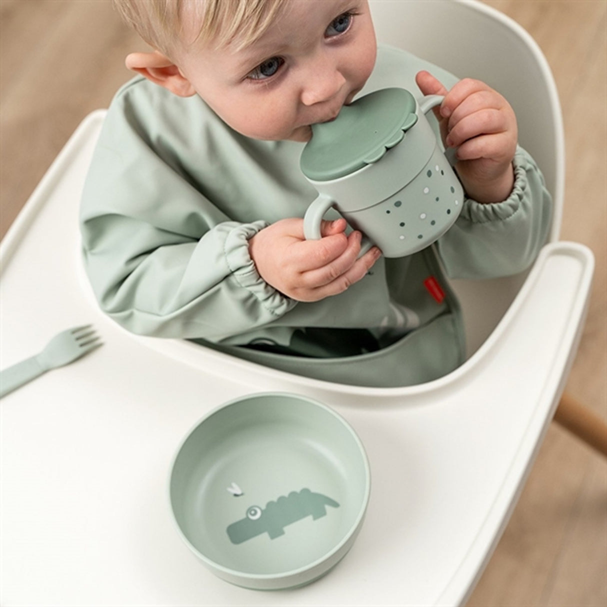 Done by Deer Foodie Skål Croco Green