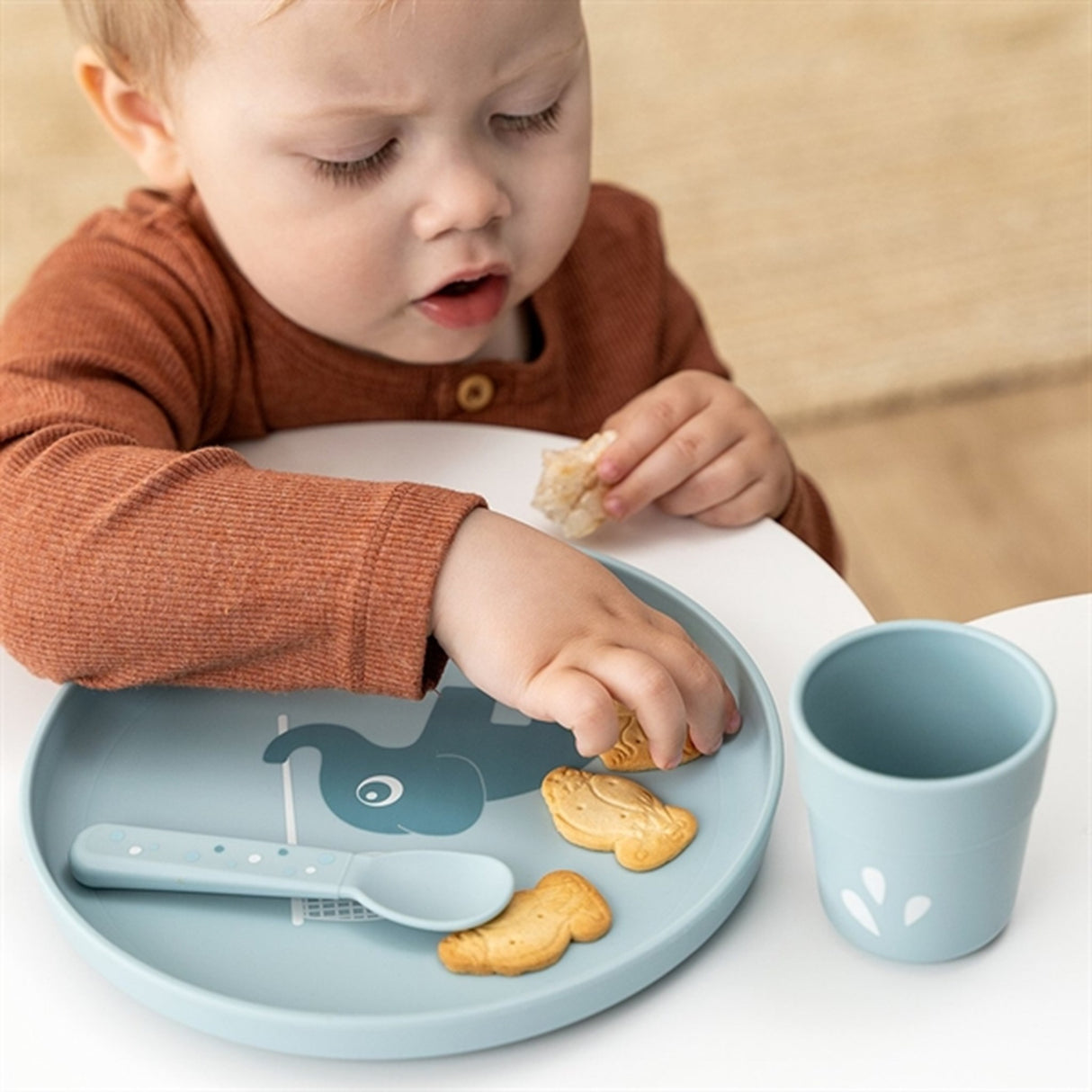 Done by Deer Foodie Mini Kop Elphee Blue