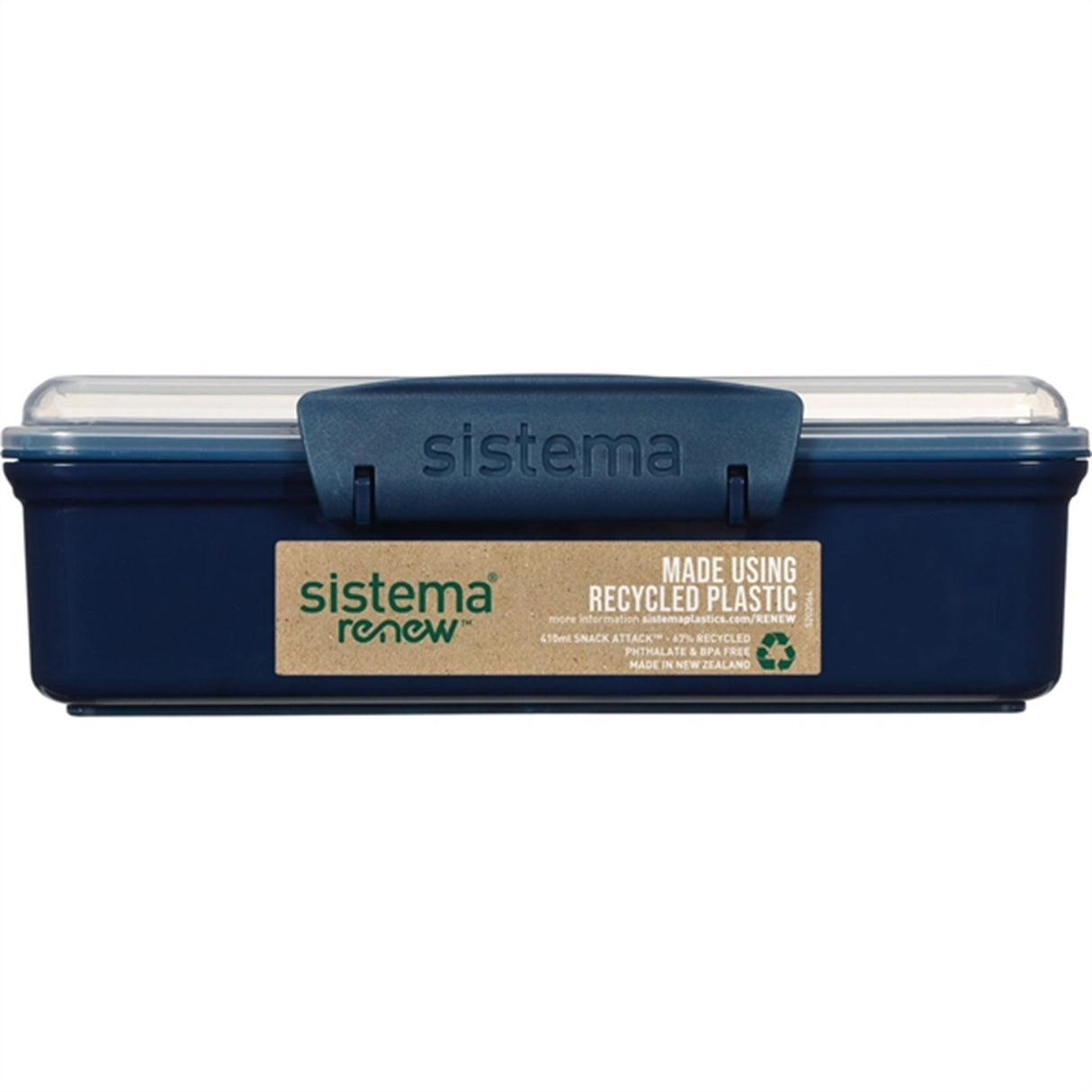 Sistema Renew Snack Attack Madkasse 410 ml Blå