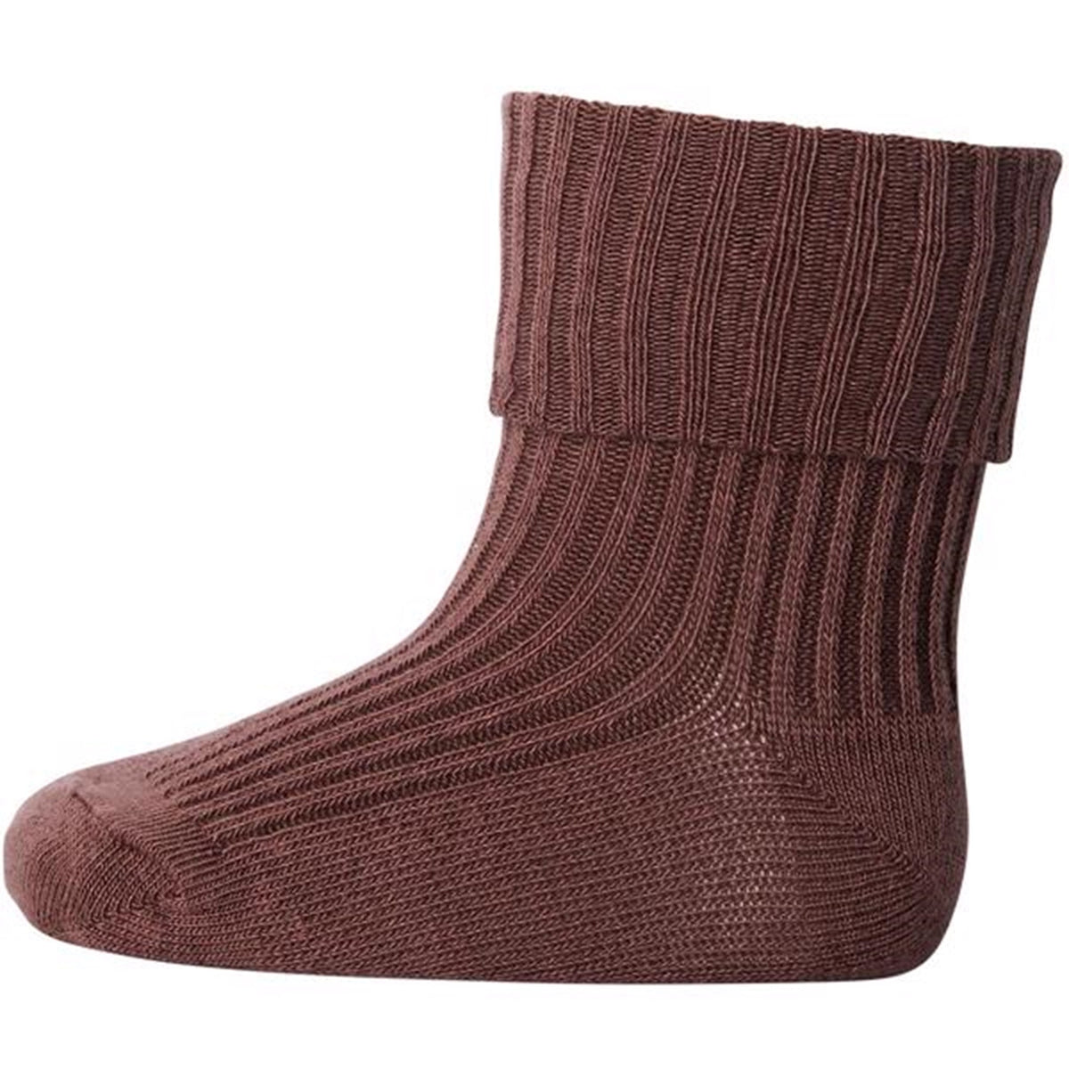 MP 589 Wool Socks Rib 76 Taupe
