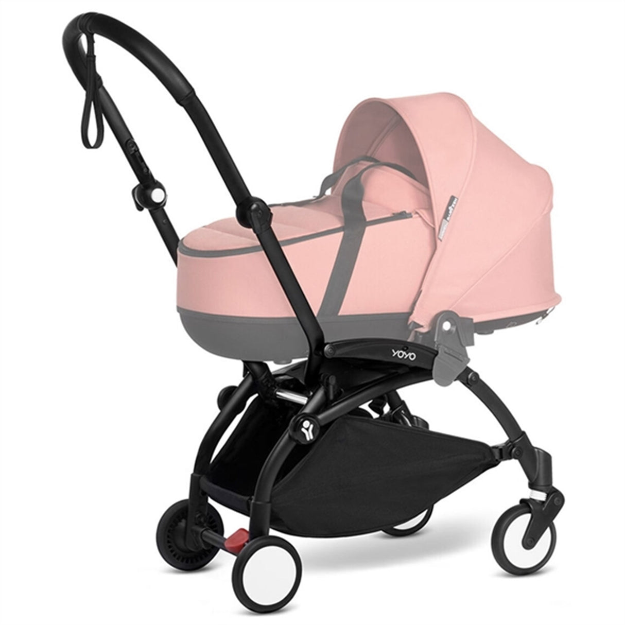 YOYO² Alt i et klapvogn og barnevognsstel Black