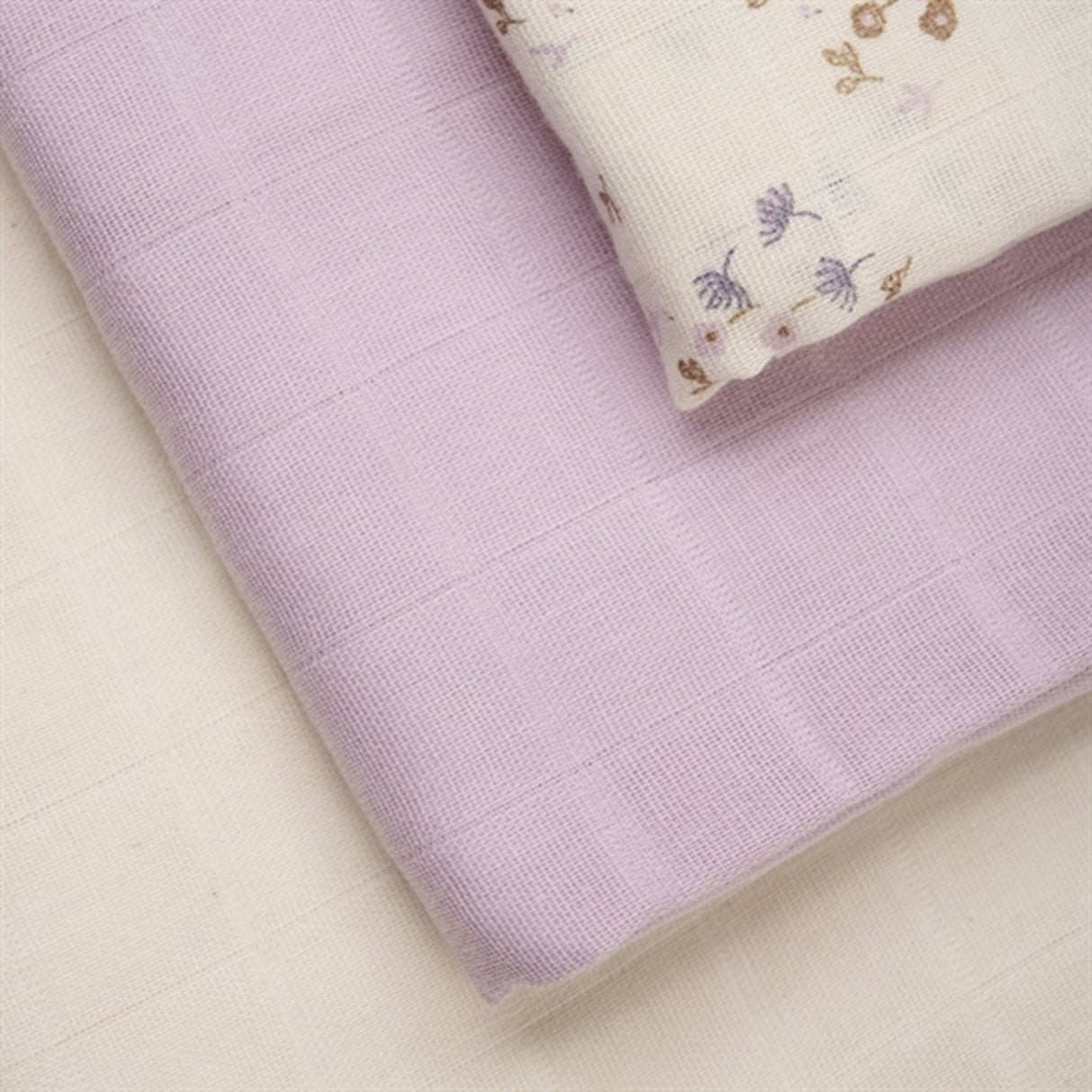 Pippi Økologiske Stofbleer 3-pak Burnished Lilac