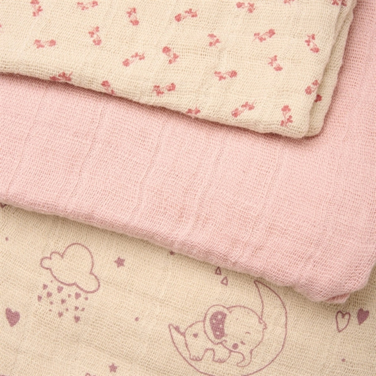 Pippi Økologiske Stofbleer 6-pak Sheer Bliss