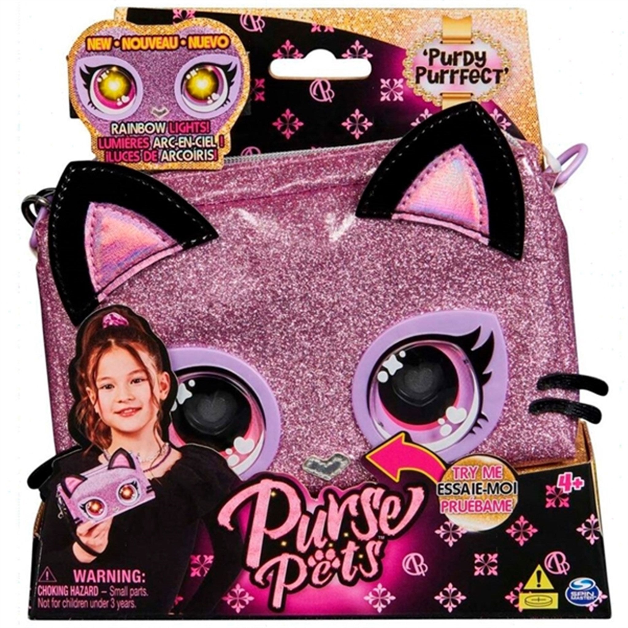 Purse Pets Håndledstaske Glitter Kitty 2