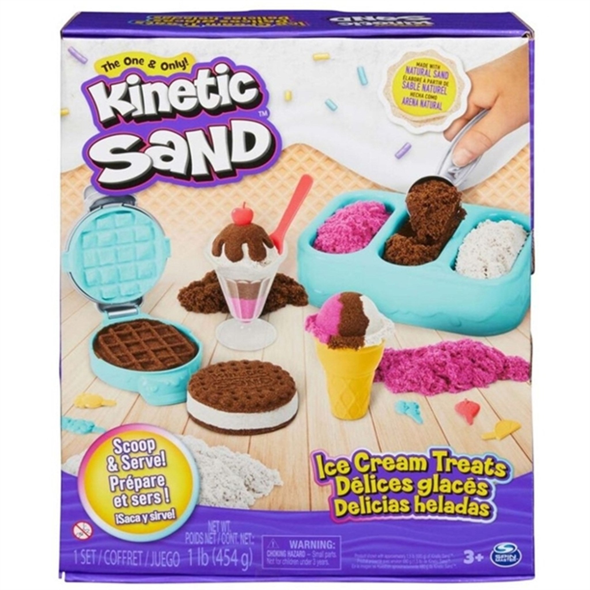 Kinetic Sand Isdessert Lækkerier
