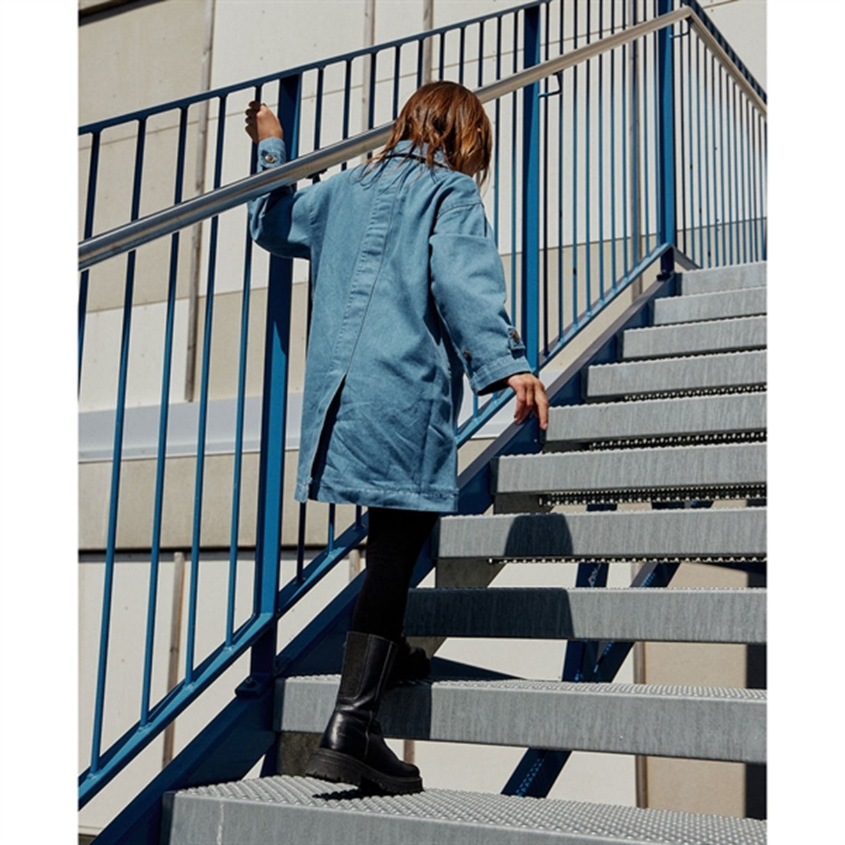 Angulus Mid-Cut Støvle Med Elastik Og Lynlås Black/Black