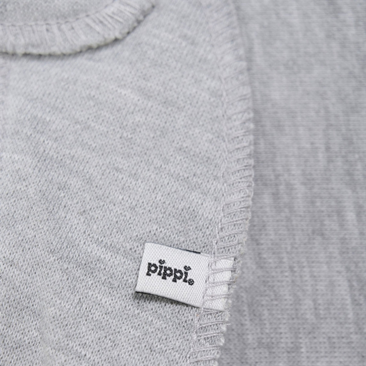 Pippi Bandana Savlesmæk Tantes Charmetrold Grey Melange