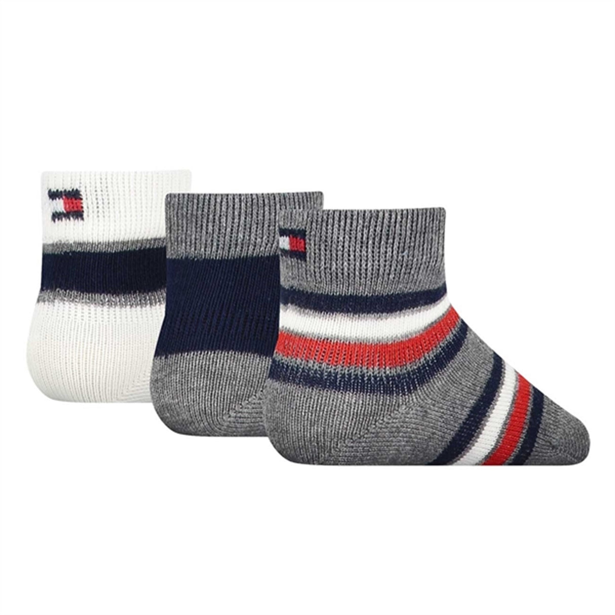 Tommy Hilfiger Newborn 3-pak Giftbox Strømper Tommy Original