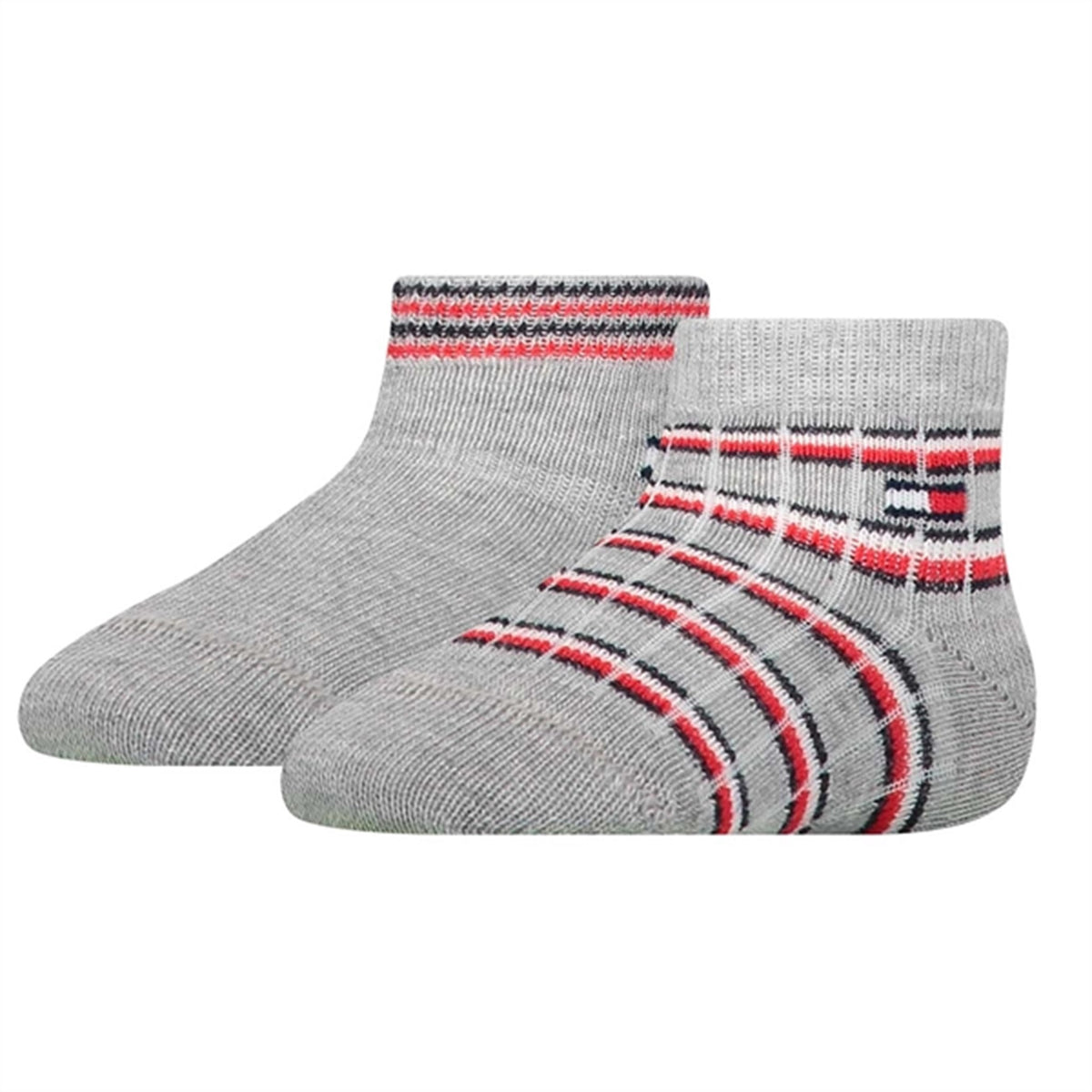 Tommy Hilfiger Baby 2-pak Global Strømper Grey Melange
