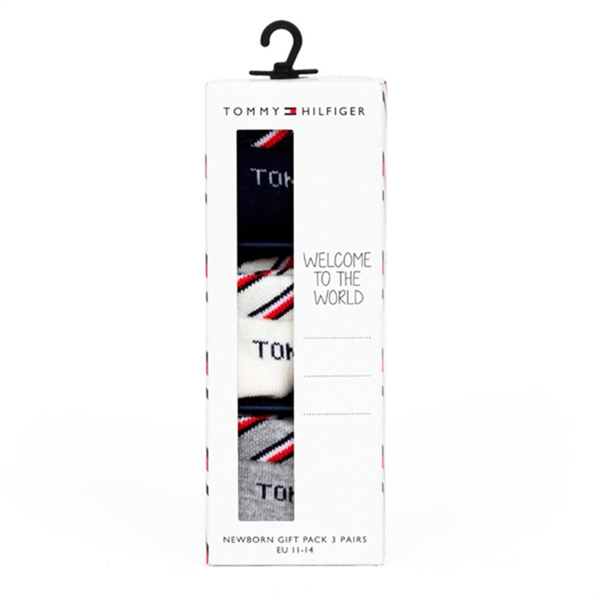 Tommy Hilfiger Newborn 3-pak Giftbox Strømper Tommy Original