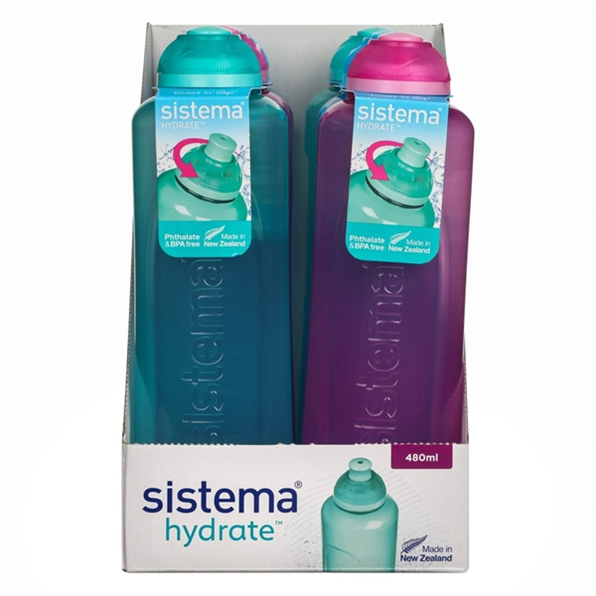 Sistema Twist 'n' Sip Swift Drikkedunk 480 ml Teal