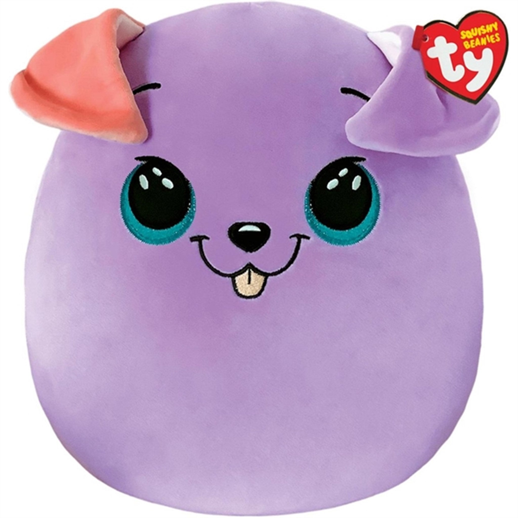 TY Squishy Beanies Bitsy - Purple Hund Squish 25cm