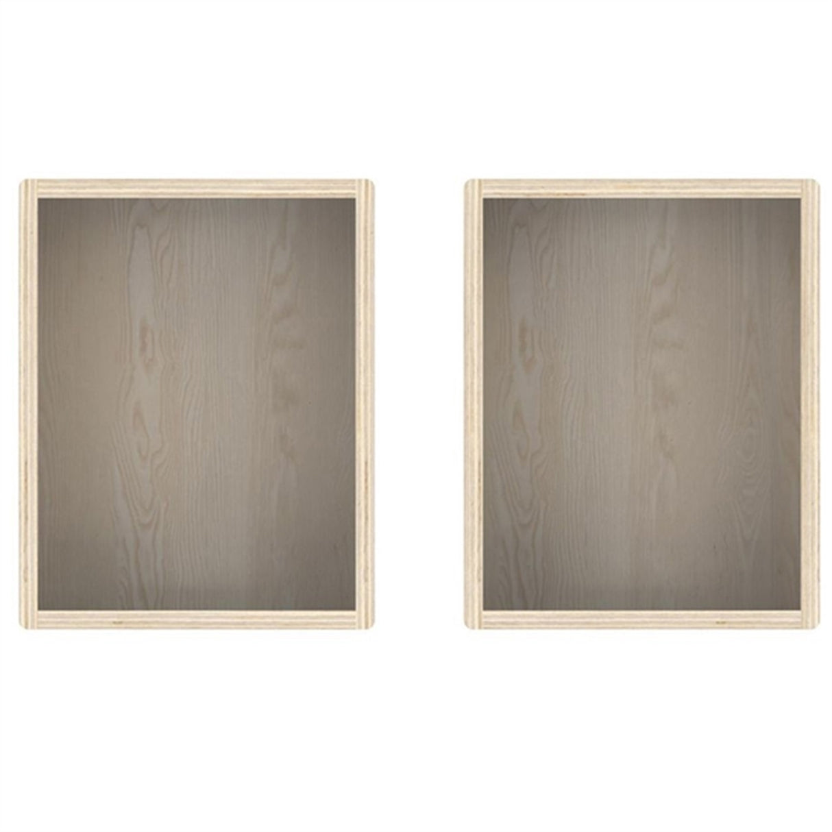 FLEXA PLAY Opbevaringskasser I Træ Mini Natural