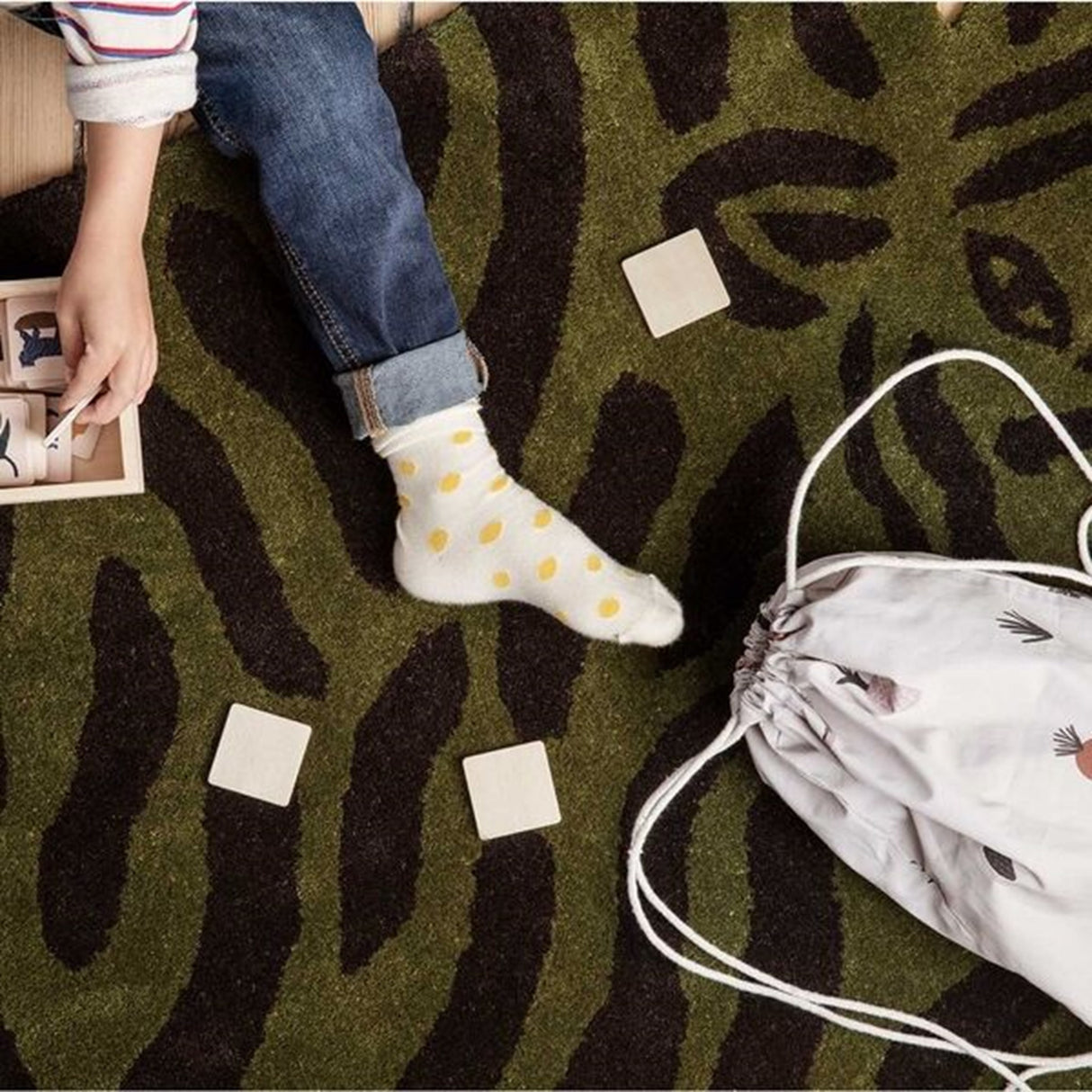 Ferm Living Safari Tufted Tiger Gulvæppe