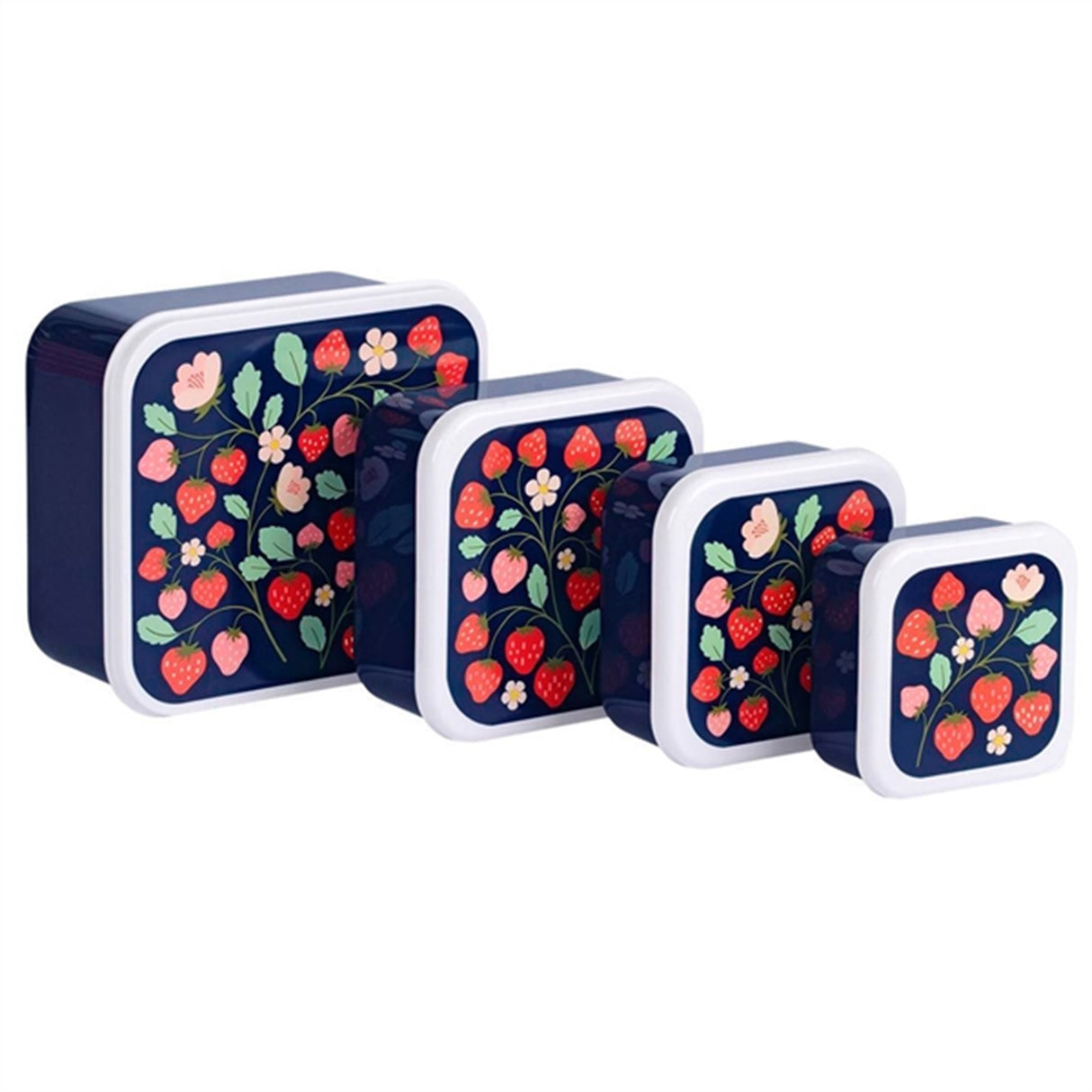 A Little Lovely Company Madkasse og Snackbox Strawberries