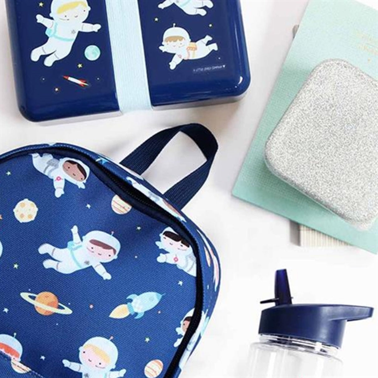 A Little Lovely Company Rygsæk Small Astronauts