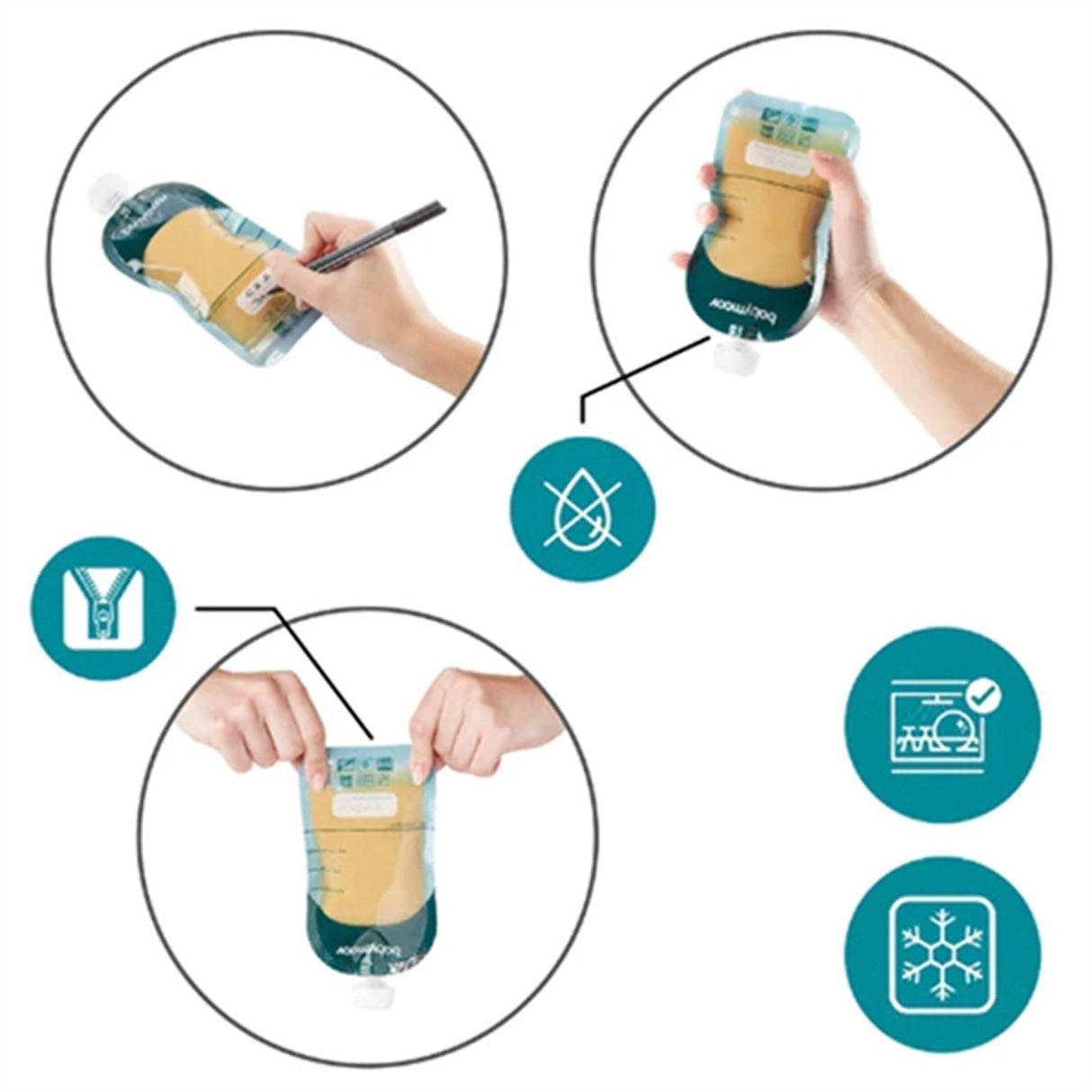 Babymoov ISY Genbrugelige madposer - 20 stk.