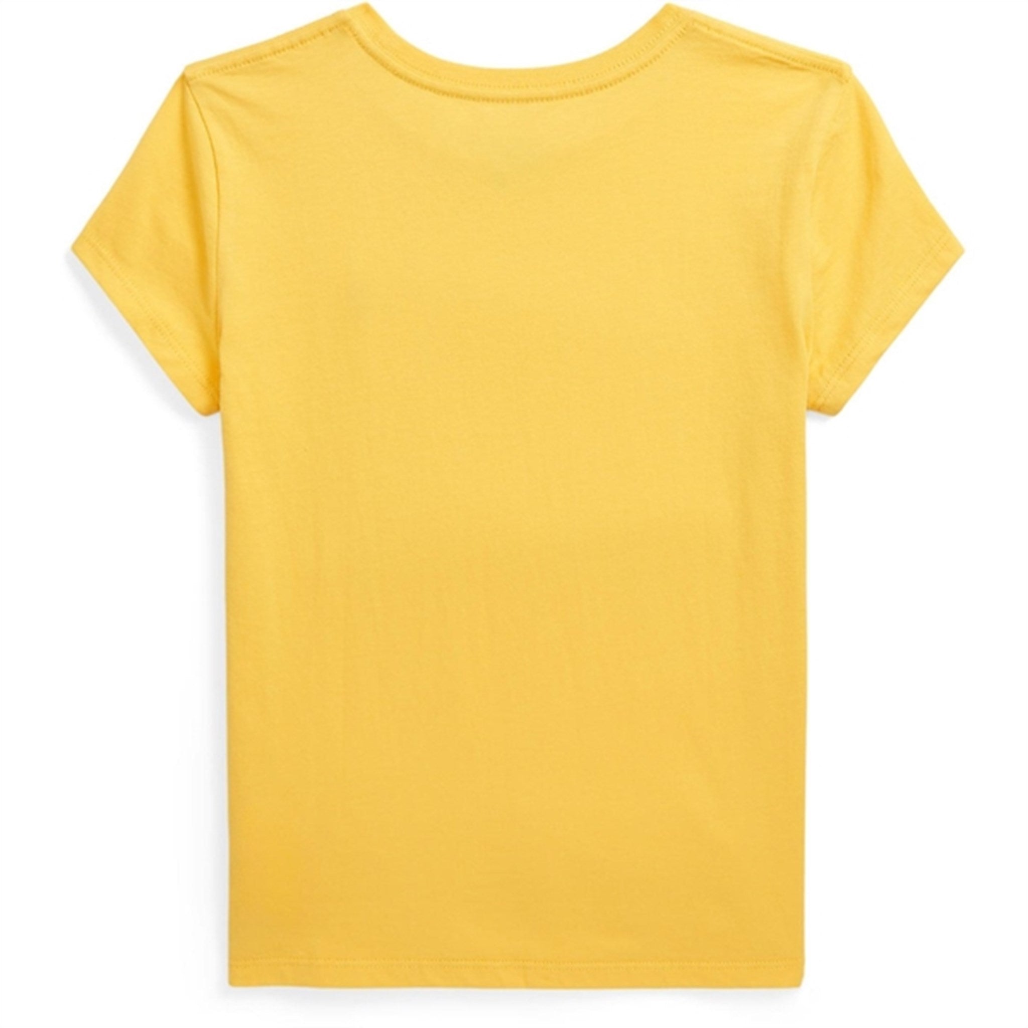 Polo Ralph Lauren Girls T-Shirt Chrome Yellow W/ Bright Pink 2